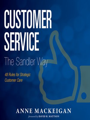 cover image of Customer Service the Sandler Way